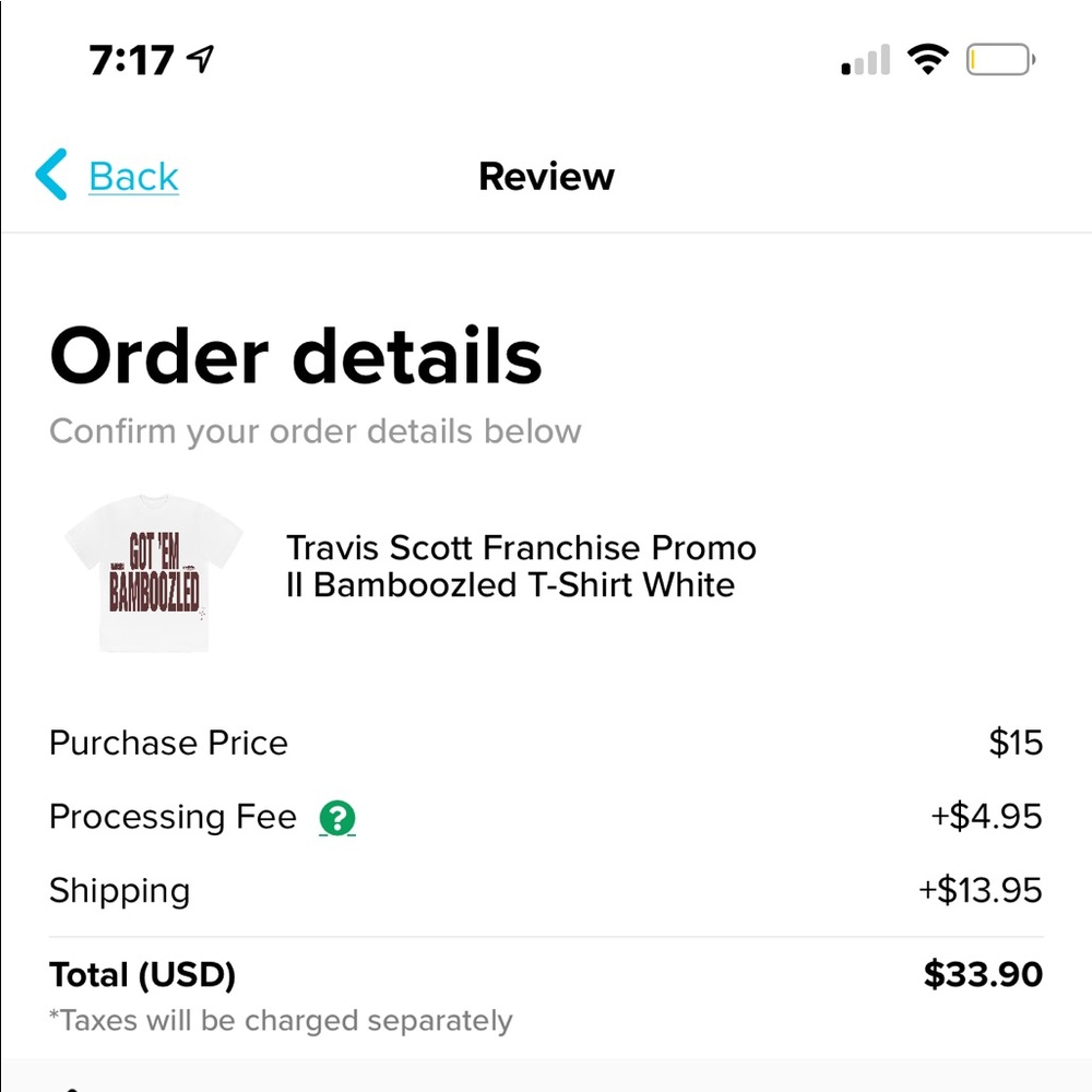 Travis Scoot bamboozled shirt